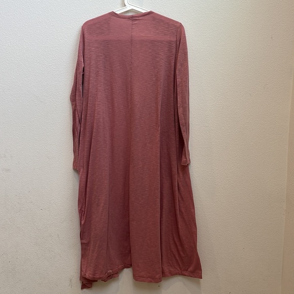 LuLaRoe Sarah Cardigan dusty mauve color size medium - Picture 4 of 5